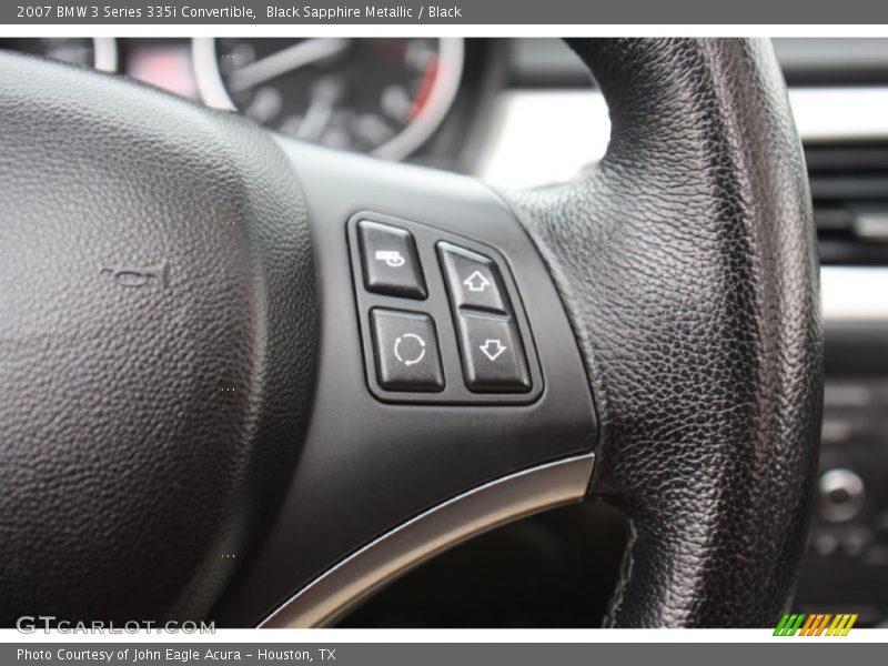 Black Sapphire Metallic / Black 2007 BMW 3 Series 335i Convertible