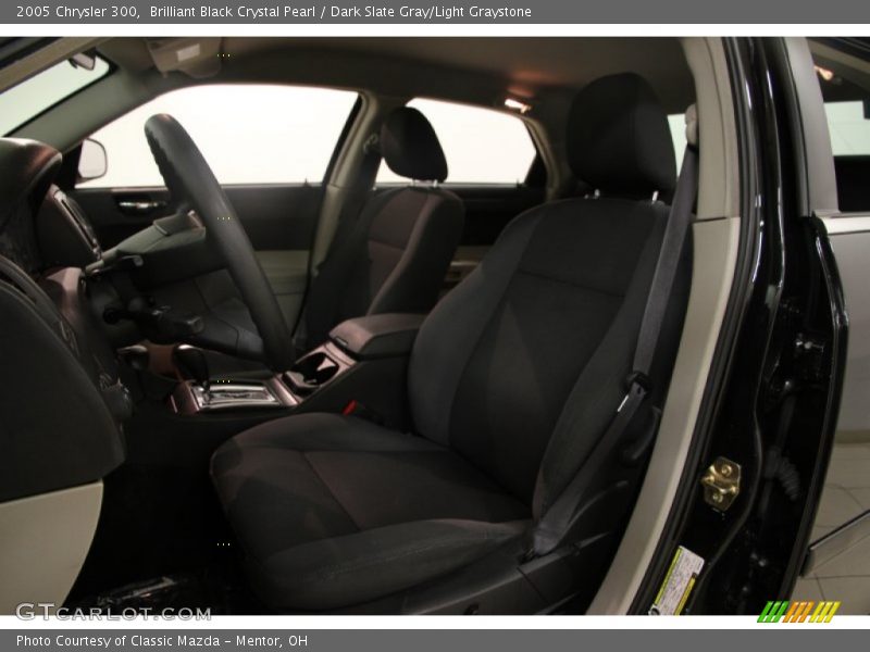Brilliant Black Crystal Pearl / Dark Slate Gray/Light Graystone 2005 Chrysler 300
