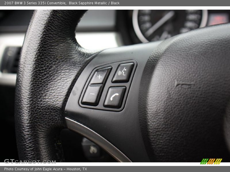 Black Sapphire Metallic / Black 2007 BMW 3 Series 335i Convertible