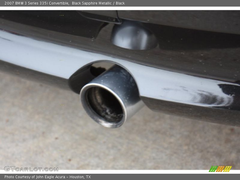 Black Sapphire Metallic / Black 2007 BMW 3 Series 335i Convertible