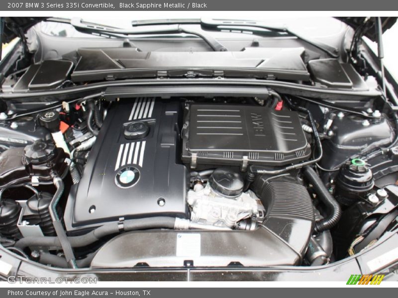 Black Sapphire Metallic / Black 2007 BMW 3 Series 335i Convertible