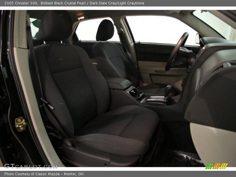 Brilliant Black Crystal Pearl / Dark Slate Gray/Light Graystone 2005 Chrysler 300