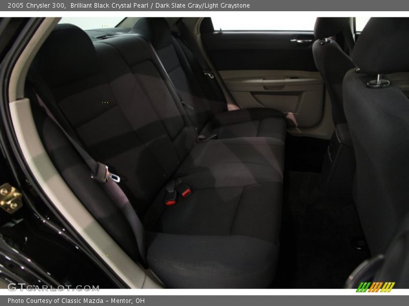 Brilliant Black Crystal Pearl / Dark Slate Gray/Light Graystone 2005 Chrysler 300