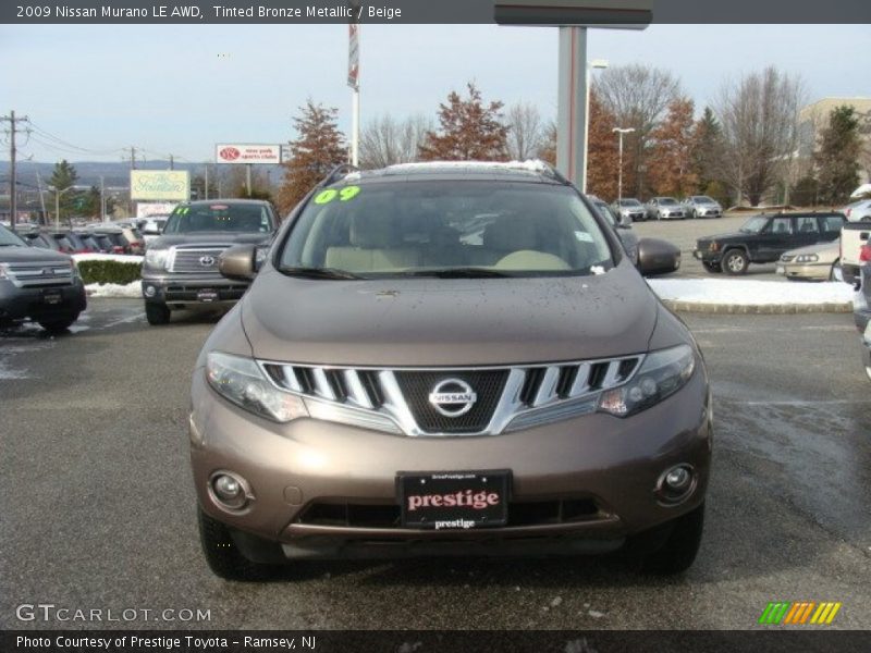 Tinted Bronze Metallic / Beige 2009 Nissan Murano LE AWD