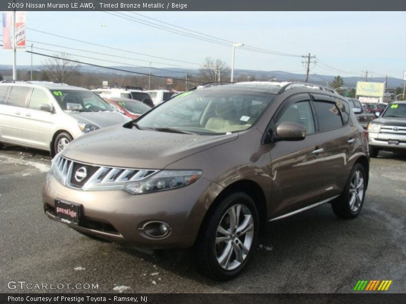 Tinted Bronze Metallic / Beige 2009 Nissan Murano LE AWD