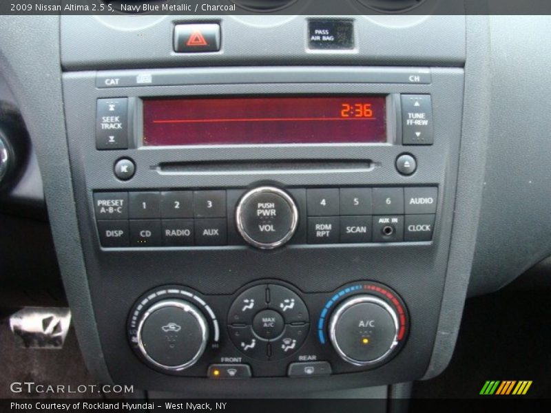 Navy Blue Metallic / Charcoal 2009 Nissan Altima 2.5 S