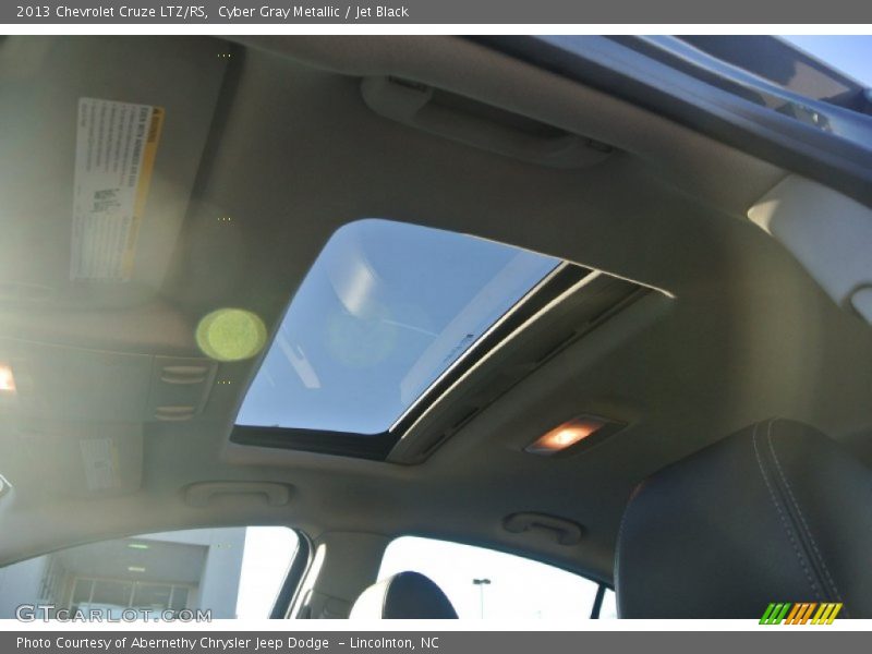 Cyber Gray Metallic / Jet Black 2013 Chevrolet Cruze LTZ/RS