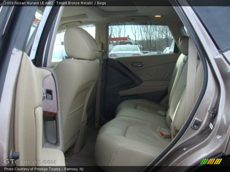 Tinted Bronze Metallic / Beige 2009 Nissan Murano LE AWD