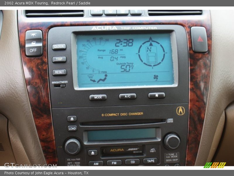 Redrock Pearl / Saddle 2002 Acura MDX Touring