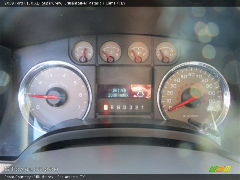 Brilliant Silver Metallic / Camel/Tan 2009 Ford F150 XLT SuperCrew