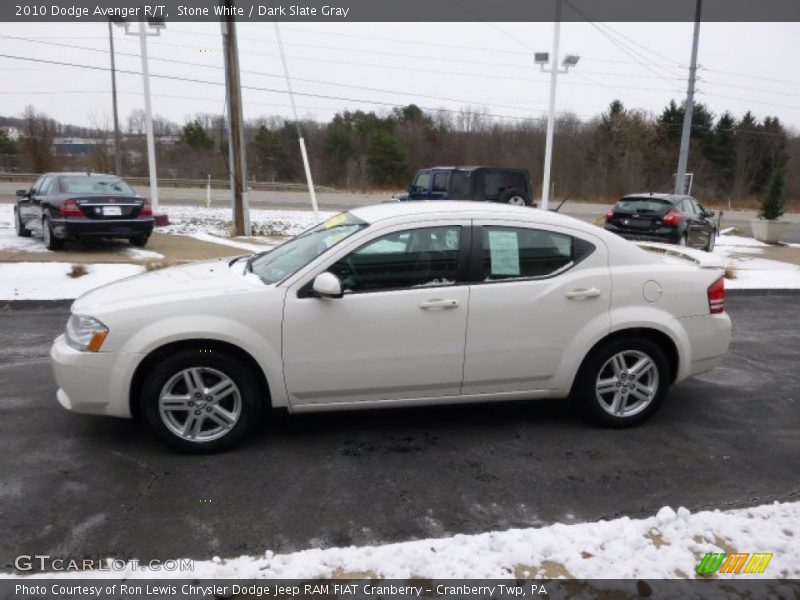 Stone White / Dark Slate Gray 2010 Dodge Avenger R/T