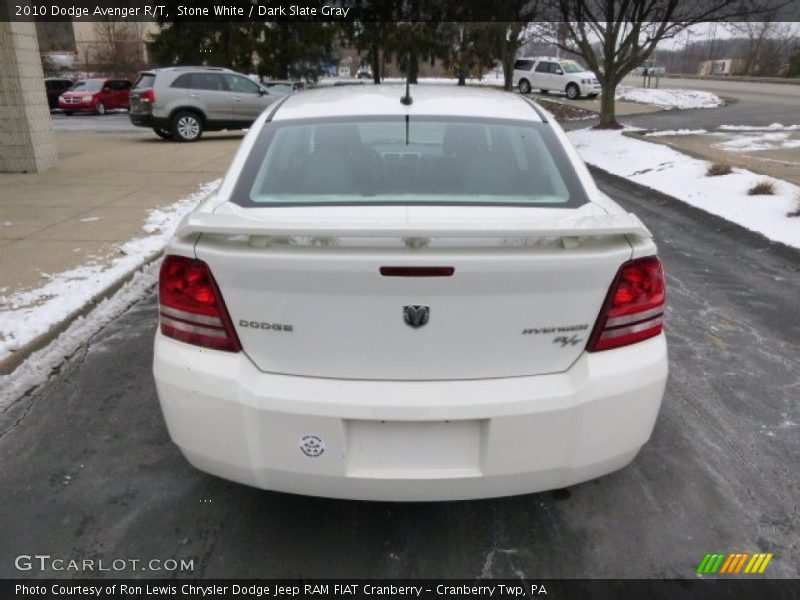 Stone White / Dark Slate Gray 2010 Dodge Avenger R/T