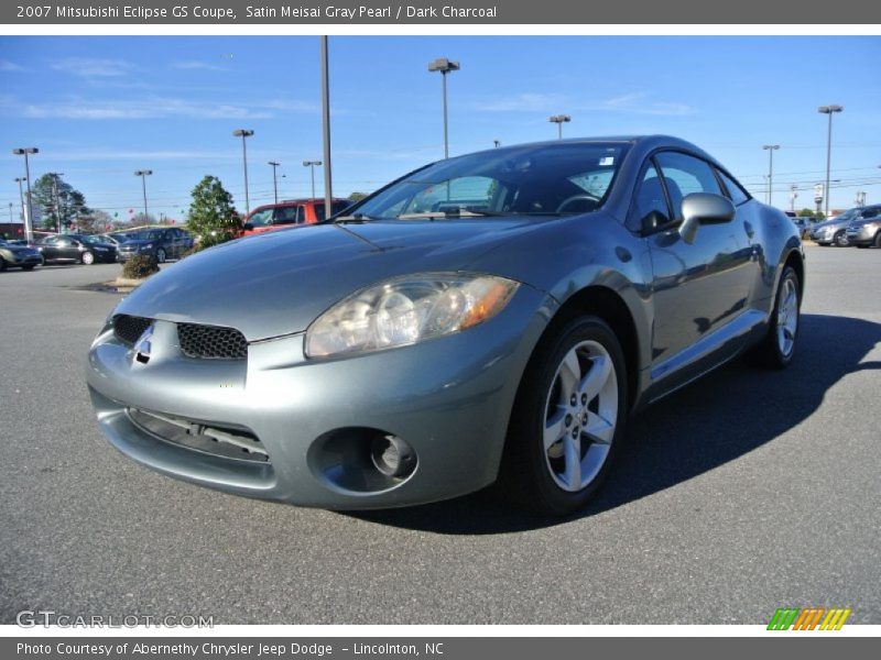 Satin Meisai Gray Pearl / Dark Charcoal 2007 Mitsubishi Eclipse GS Coupe