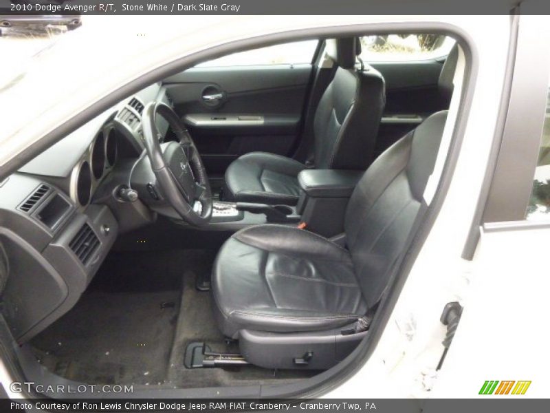 Stone White / Dark Slate Gray 2010 Dodge Avenger R/T