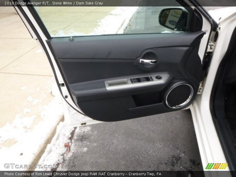 Stone White / Dark Slate Gray 2010 Dodge Avenger R/T