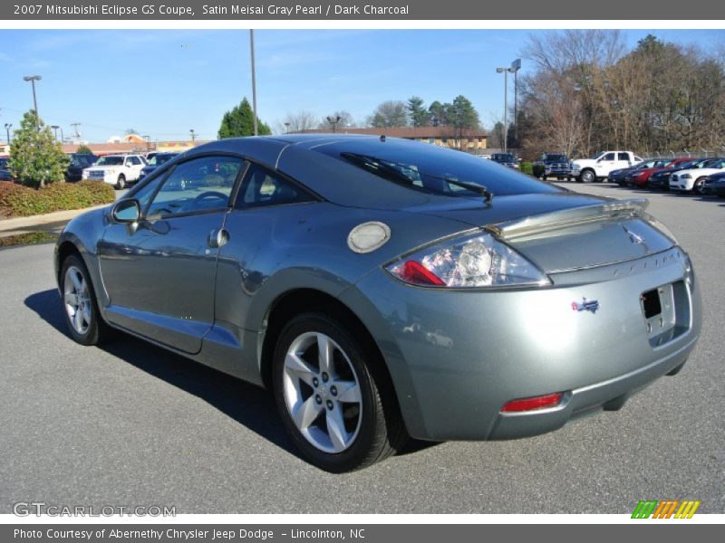 Satin Meisai Gray Pearl / Dark Charcoal 2007 Mitsubishi Eclipse GS Coupe