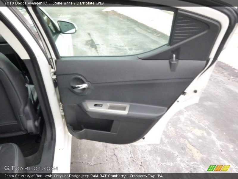 Stone White / Dark Slate Gray 2010 Dodge Avenger R/T