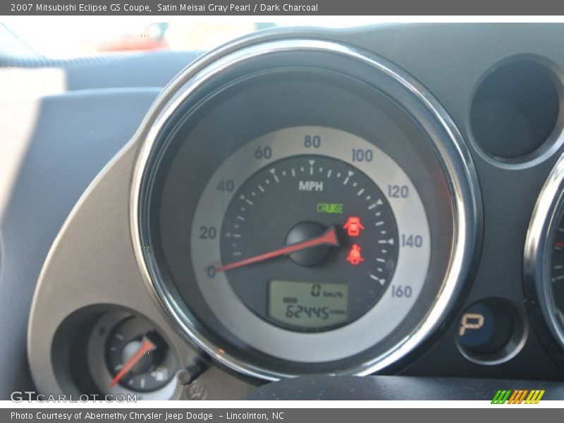 Satin Meisai Gray Pearl / Dark Charcoal 2007 Mitsubishi Eclipse GS Coupe