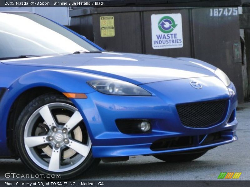 Winning Blue Metallic / Black 2005 Mazda RX-8 Sport