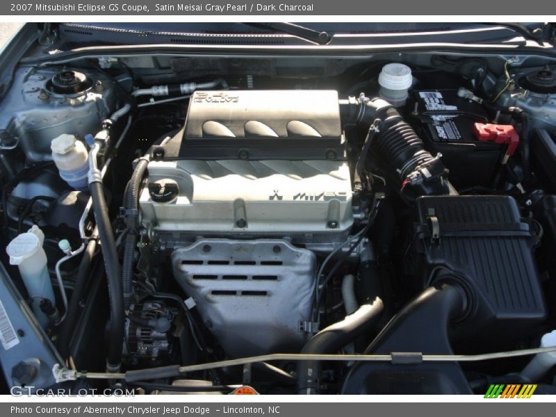 Satin Meisai Gray Pearl / Dark Charcoal 2007 Mitsubishi Eclipse GS Coupe