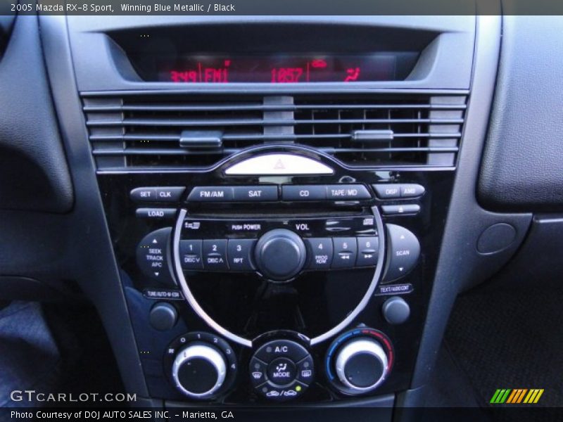 Controls of 2005 RX-8 Sport