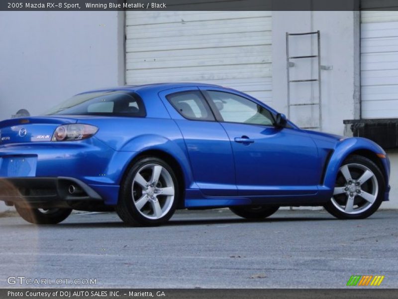 Winning Blue Metallic / Black 2005 Mazda RX-8 Sport