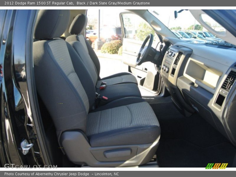 Black / Dark Slate Gray/Medium Graystone 2012 Dodge Ram 1500 ST Regular Cab