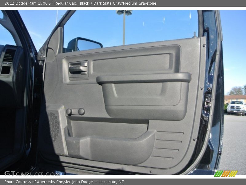 Black / Dark Slate Gray/Medium Graystone 2012 Dodge Ram 1500 ST Regular Cab