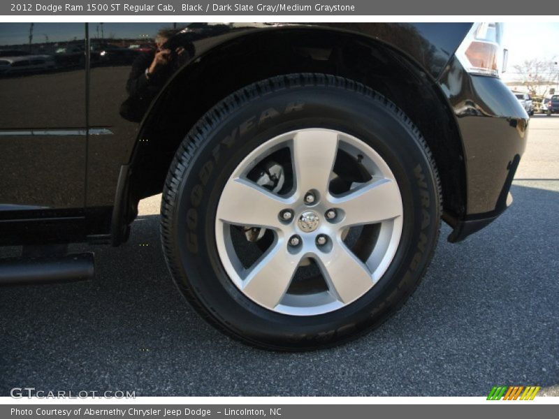 Black / Dark Slate Gray/Medium Graystone 2012 Dodge Ram 1500 ST Regular Cab