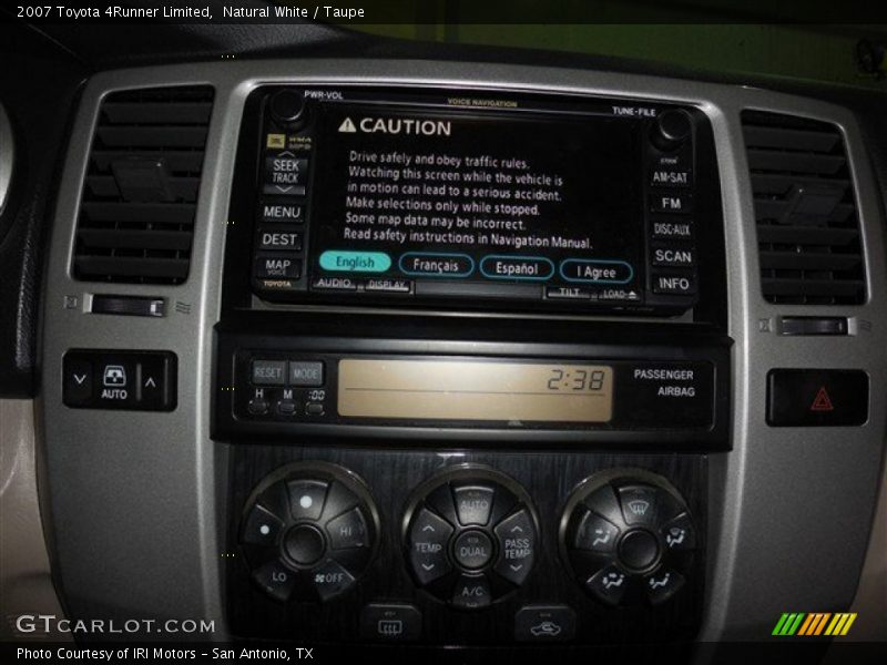 Natural White / Taupe 2007 Toyota 4Runner Limited