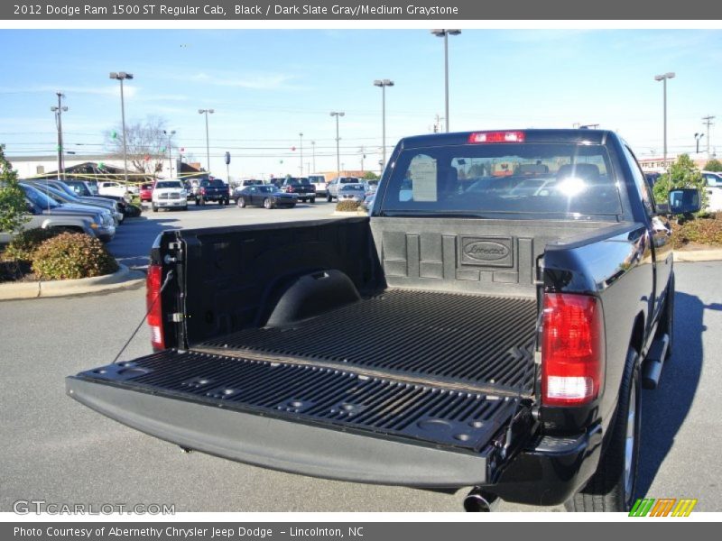 Black / Dark Slate Gray/Medium Graystone 2012 Dodge Ram 1500 ST Regular Cab