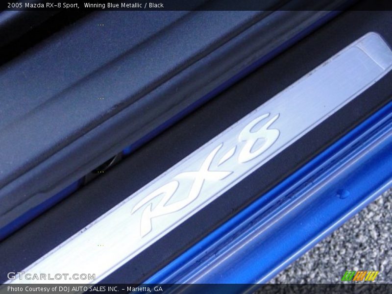 Winning Blue Metallic / Black 2005 Mazda RX-8 Sport