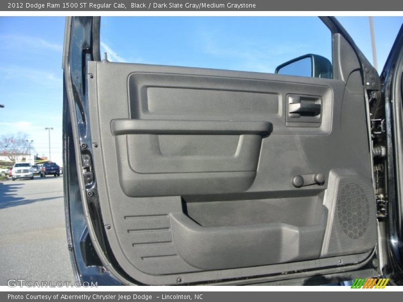 Black / Dark Slate Gray/Medium Graystone 2012 Dodge Ram 1500 ST Regular Cab