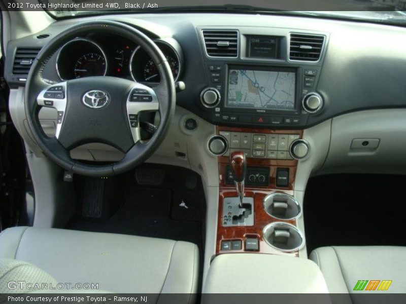 Black / Ash 2012 Toyota Highlander Limited 4WD