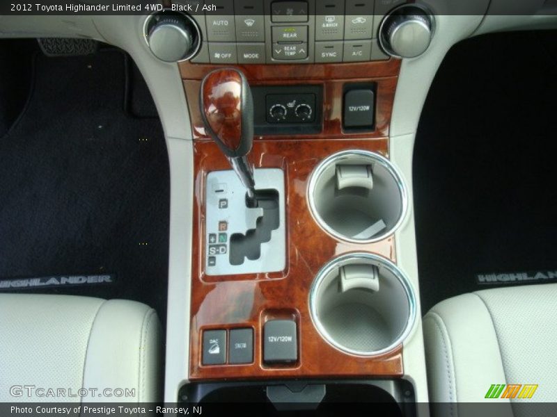 Black / Ash 2012 Toyota Highlander Limited 4WD