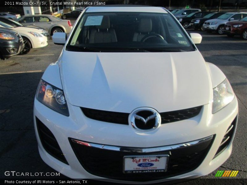Crystal White Pearl Mica / Sand 2011 Mazda CX-7 i SV