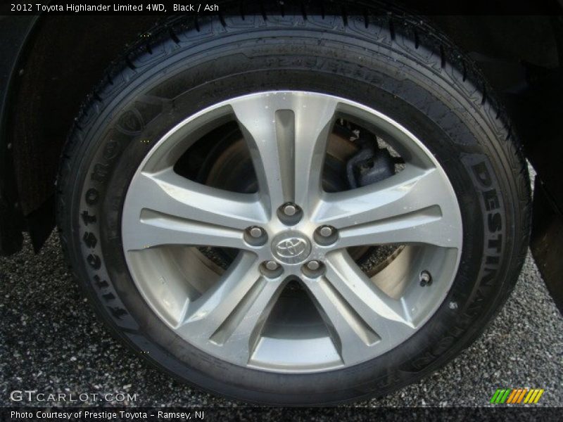 Black / Ash 2012 Toyota Highlander Limited 4WD