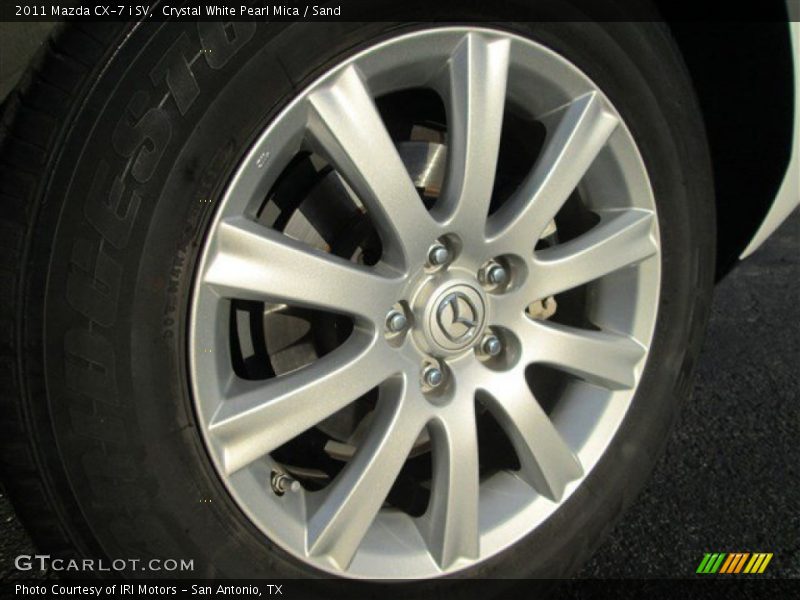 Crystal White Pearl Mica / Sand 2011 Mazda CX-7 i SV
