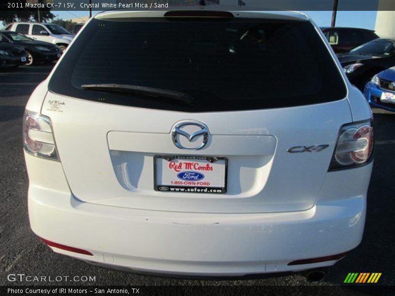 Crystal White Pearl Mica / Sand 2011 Mazda CX-7 i SV