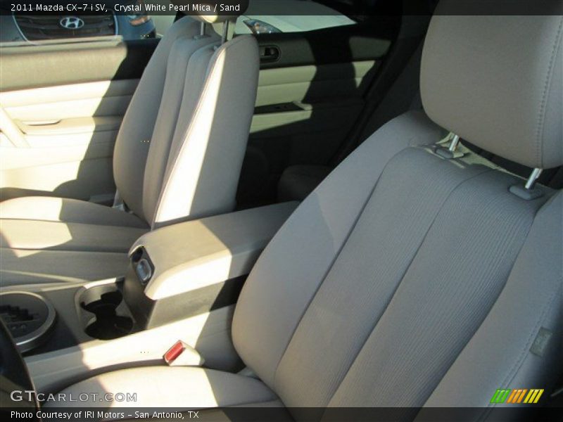 Crystal White Pearl Mica / Sand 2011 Mazda CX-7 i SV