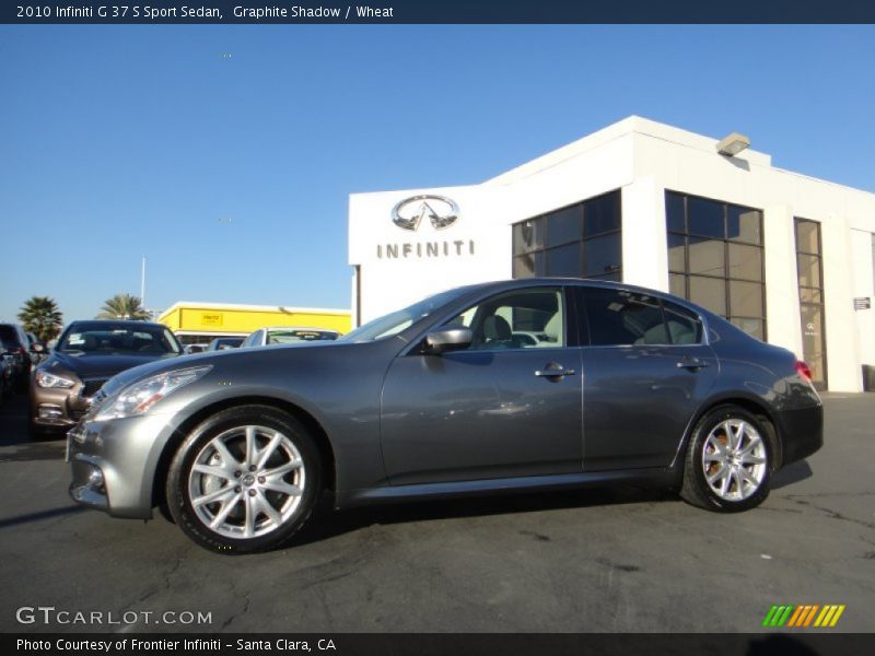 Graphite Shadow / Wheat 2010 Infiniti G 37 S Sport Sedan