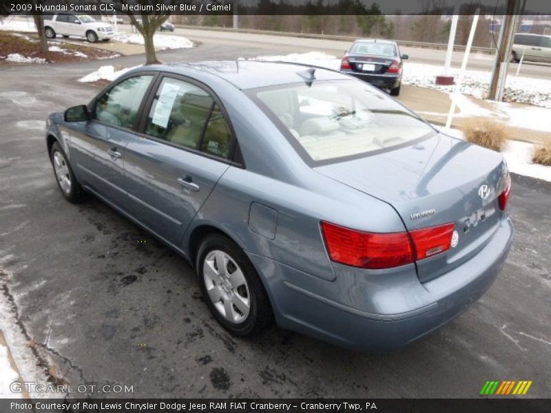 Medium Silver Blue / Camel 2009 Hyundai Sonata GLS