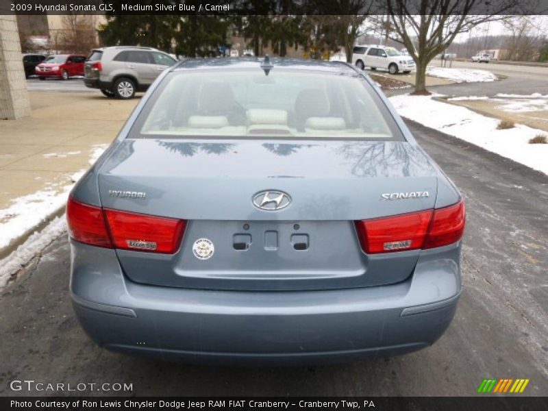 Medium Silver Blue / Camel 2009 Hyundai Sonata GLS