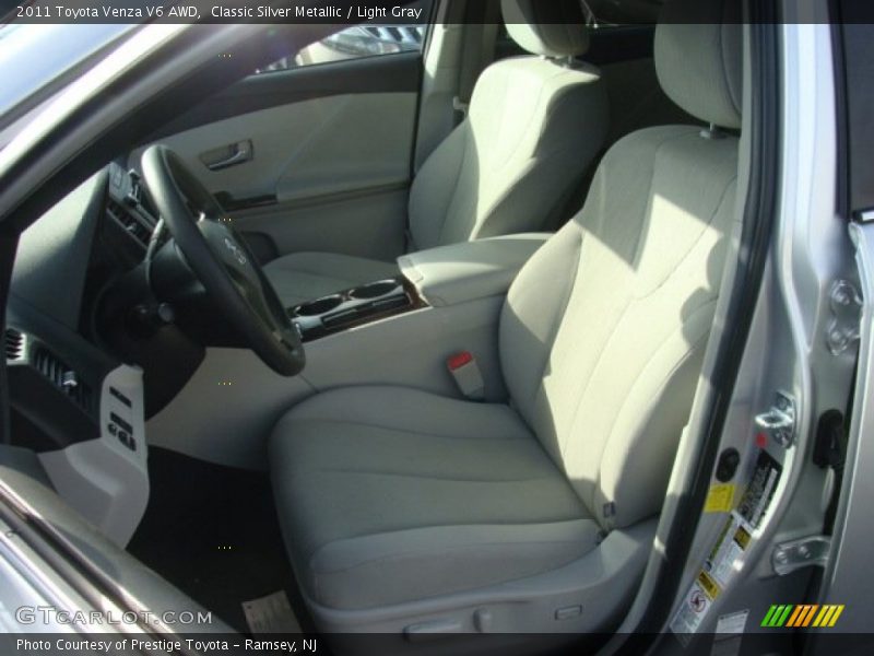 Classic Silver Metallic / Light Gray 2011 Toyota Venza V6 AWD