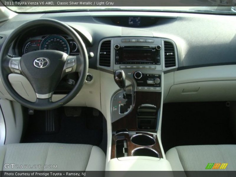 Classic Silver Metallic / Light Gray 2011 Toyota Venza V6 AWD