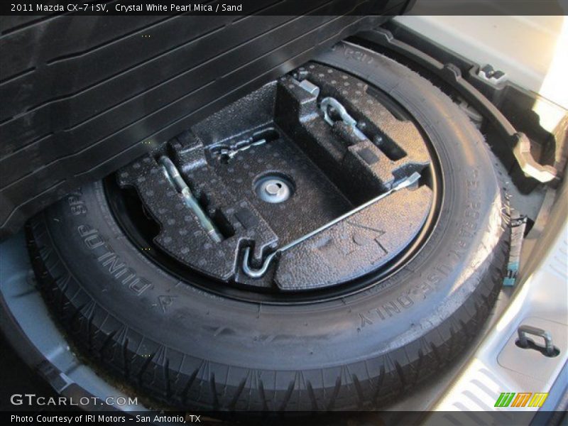 Crystal White Pearl Mica / Sand 2011 Mazda CX-7 i SV