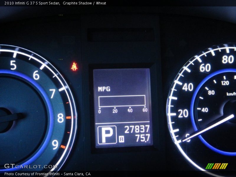 Graphite Shadow / Wheat 2010 Infiniti G 37 S Sport Sedan