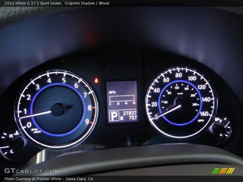 Graphite Shadow / Wheat 2010 Infiniti G 37 S Sport Sedan