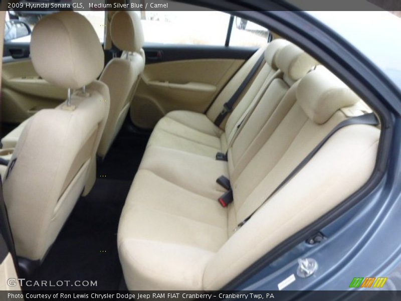 Medium Silver Blue / Camel 2009 Hyundai Sonata GLS