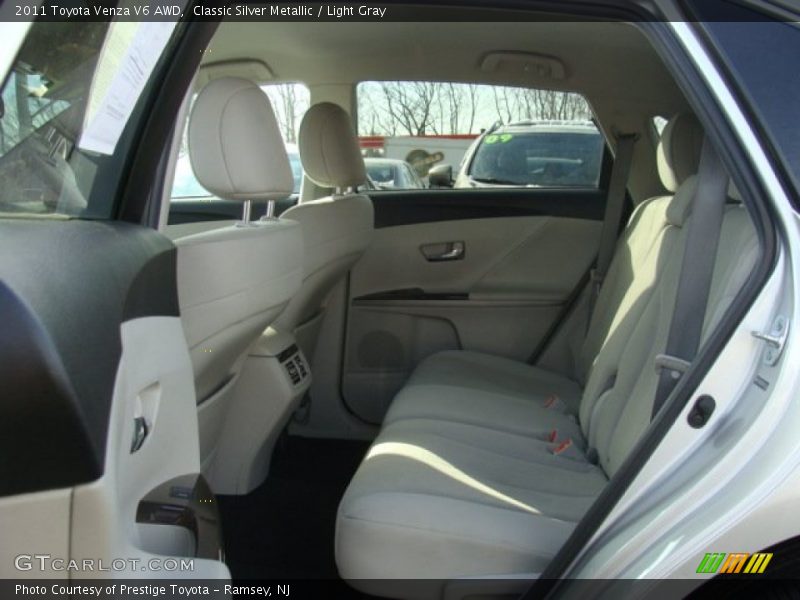Classic Silver Metallic / Light Gray 2011 Toyota Venza V6 AWD